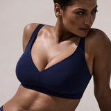 Aswan Triangle Bikini Top - Water Blue