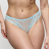 Jane Lace Thong - Milky Blue
