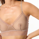 Bella Soft Cup Triangle Bra - Vintage Rose