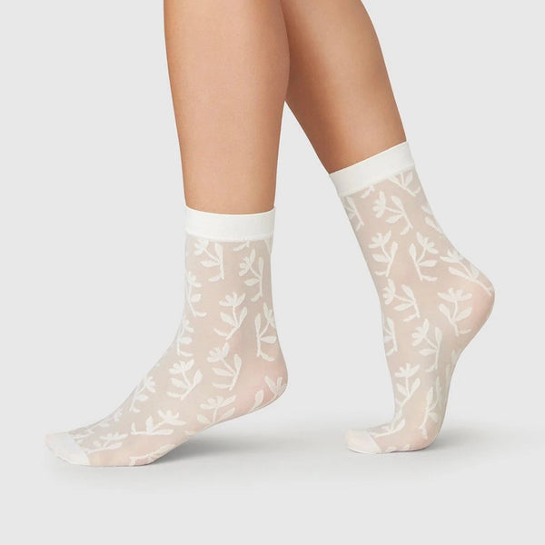 Flora Ankle Socks - Ivory