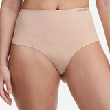 Smooth Comfort High Waist Shaping Thong - Nude