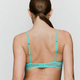 Amelia UW Plunge Bra - Ocean Green