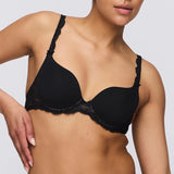 Cyrile Padded Heartshape Bra - Black