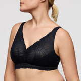 Salerno Curvy Bralette - Midnight