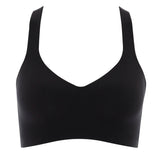 Padded Sports Bra (High Impact, Wire Free) - Black