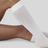 Eira Dot Knee High - Ivory