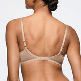 Jane Half Padded Lace Balcony Bra - Sand