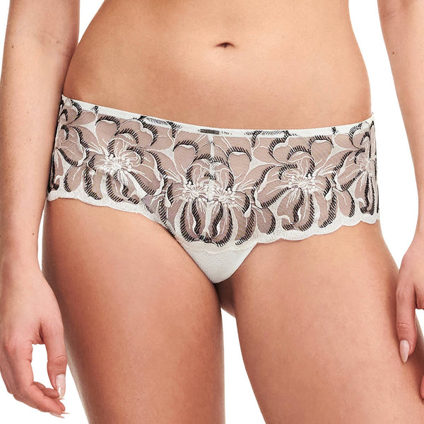 Fleurs Shorty - MIlk/Black