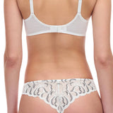 Fleurs Tanga - Milk/Black