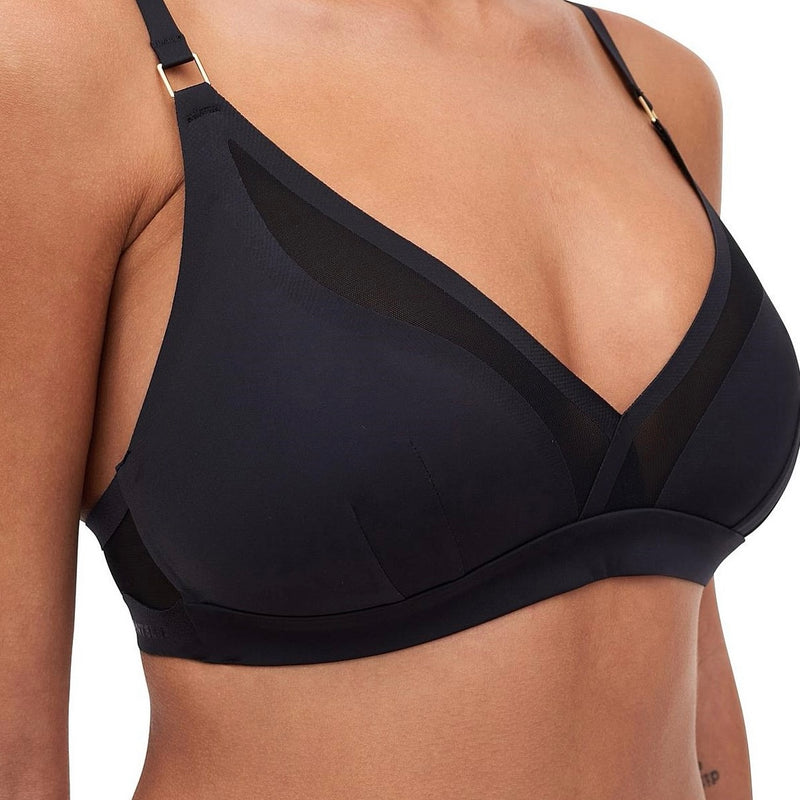 Pure Light Wire Free Bra - Black