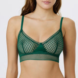 Bella Soft Cup Triangle Bra - Emerald