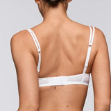 Lisa UW Balcony Bra - White