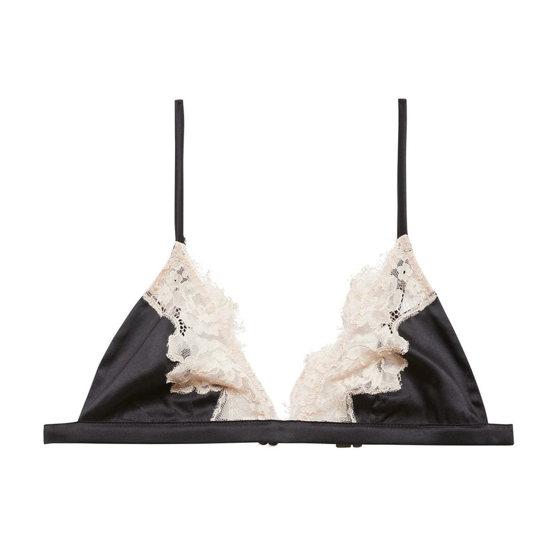 Juliet Silk and Lace Triangle Bra