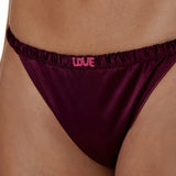 Charlotte Brief - Burgundy