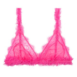 Love Lace Bralette - Fluoro Pink