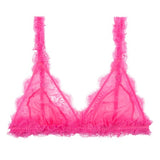 Love Lace Bralette - Neon Pink