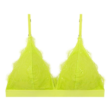 Gwen Padded Bralette - Lime