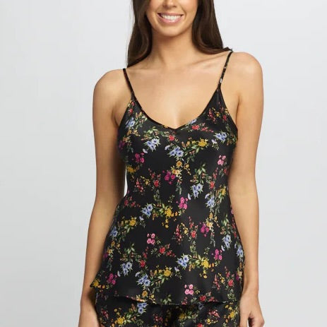 Silk Camisole - Midnight Garden