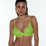 Gwen Padded Bralette - Lime