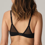 Louie Padded Push Up Bra - Black