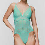 Amelia Bodysuit - Ocean Green