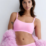 Soft Stretch Scoop Padded Bralette - Various Colours