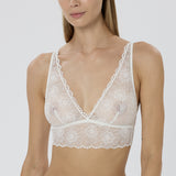 Zinnia Soft Plunge Bra - Ivory
