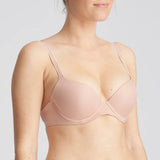 Louie Padded Push Up Bra - Powder Rose