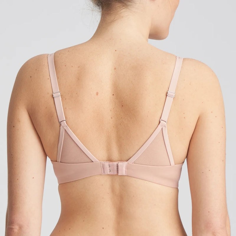 Louie Padded Push Up Bra - Powder Rose