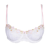 Lizelot Half Padded Balcony Bra - White