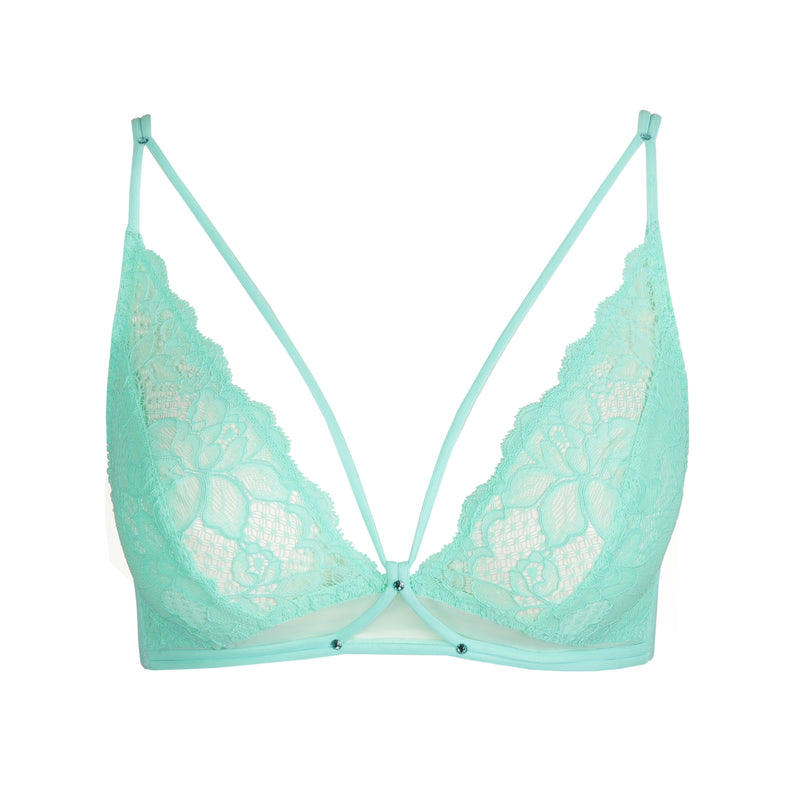 Amelia Bralette - Ocean Green