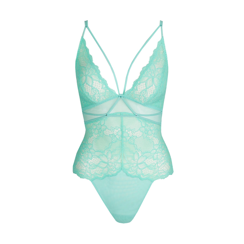 Amelia Bodysuit - Ocean Green