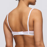 Lizelot Half Padded Balcony Bra - White