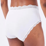 The High Rise Knicker - White