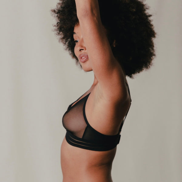 Nufit Triangle Bra - Black
