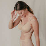 NuFit Moulded Full Cup Bra - Natural