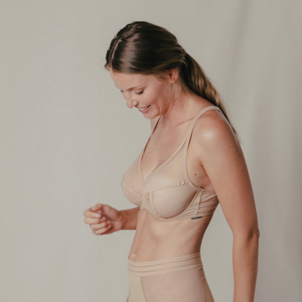 NuFit 3P Underwire Bra - Natural