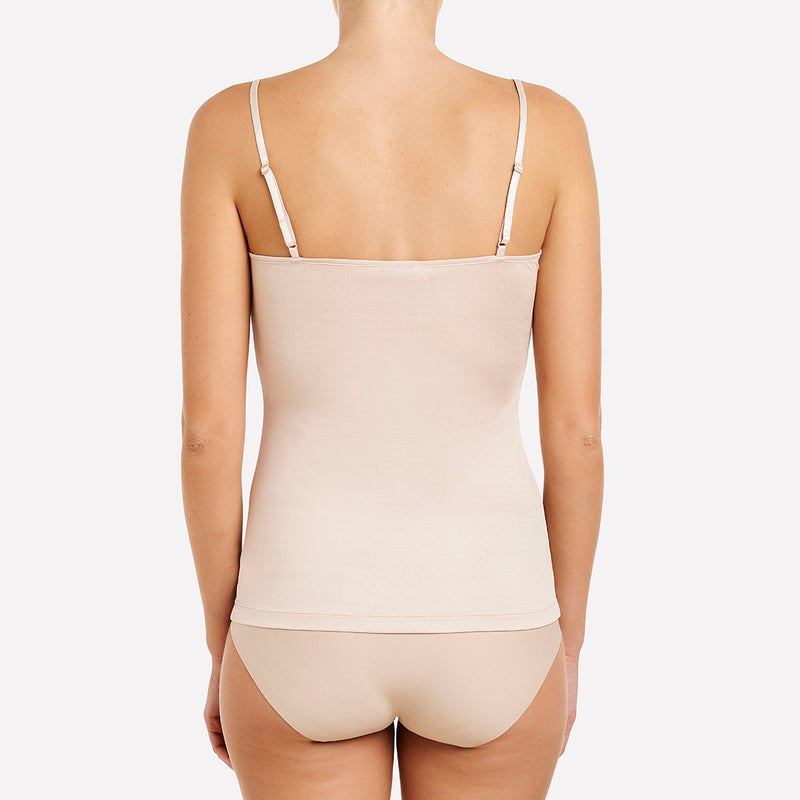 Silk Jersey Lace Camisole - Petal