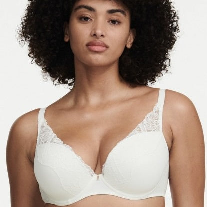 Orangerie Dream Plunge T-shirt Bra - Milk