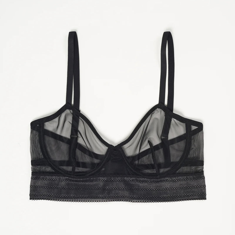 Bare Underwire Bra - Black