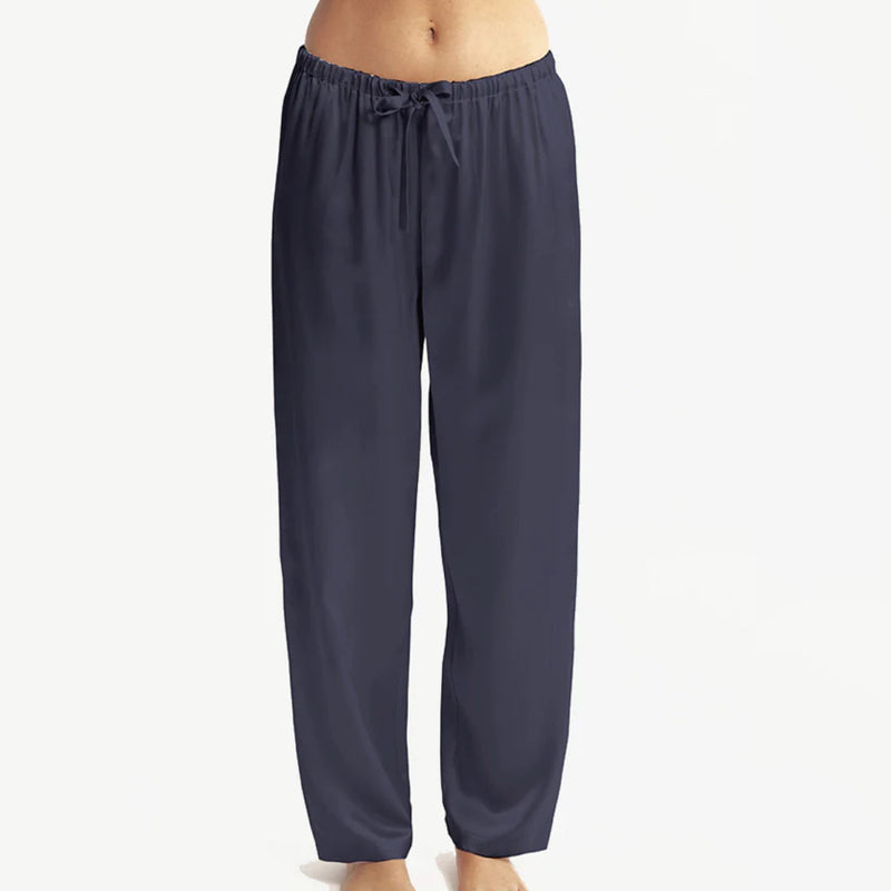 Silk Sleep Pant - Navy