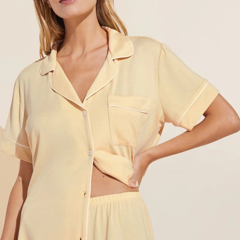 Gisele Relaxed Short PJ Set - Sunrise/Ivory