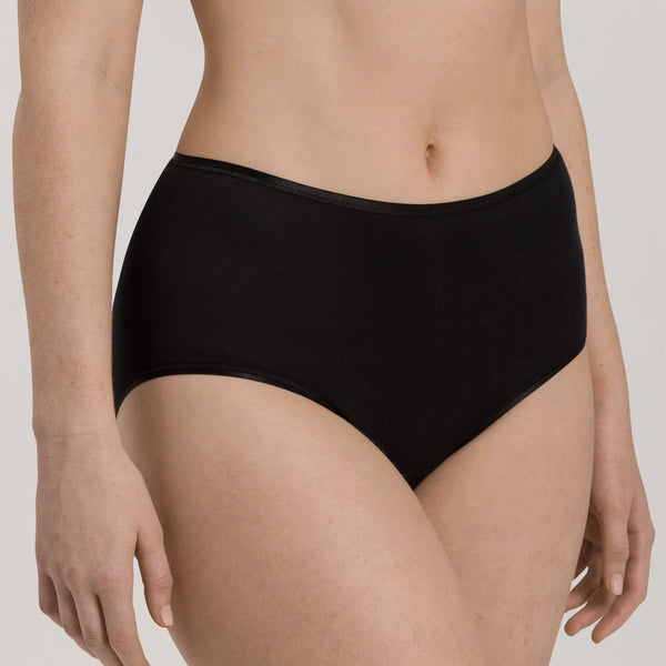 Cotton Seamless Maxi Brief - Black