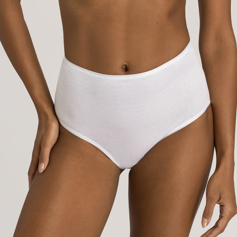 Cotton Seamless Maxi Brief - White