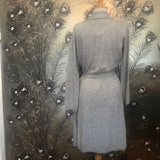 Cashmere Robe - Grey Marle