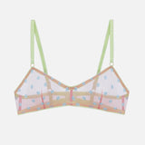 Jaime Embroidered Tulle Soft Cup Bra