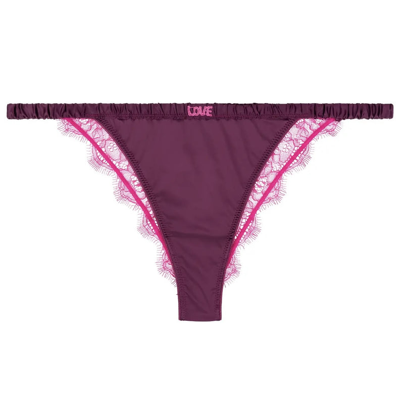 Charlotte Brief - Burgundy