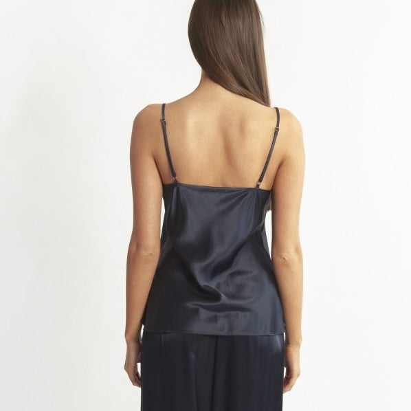 Silk Camisole - Navy