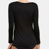 Silk Jersey Long Sleeve Top - Various Colours