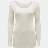 Silk Jersey Long Sleeve Top - Various Colours